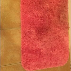 Pink shower mat